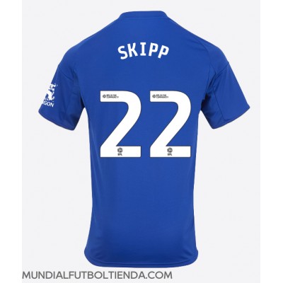 Camiseta Leicester City Oliver Skipp #22 Primera Equipación Replica 2025-26 mangas cortas Camiseta Leicester City Oliver Skipp #22 Primera Equipación Replica 2025-26 mangas cortas